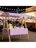 Tragbarer Marktwagen mit Baldachin fur Bauernmarkte Handwerksmessen Pop Up Shops und mobile Verkaufsstande bi2354785